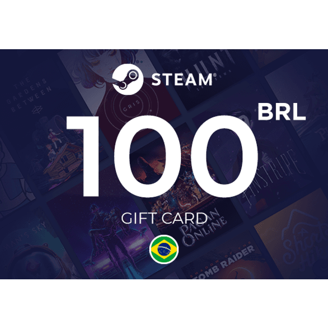 Steam Wallet Gift Card 100 BRL Brazil