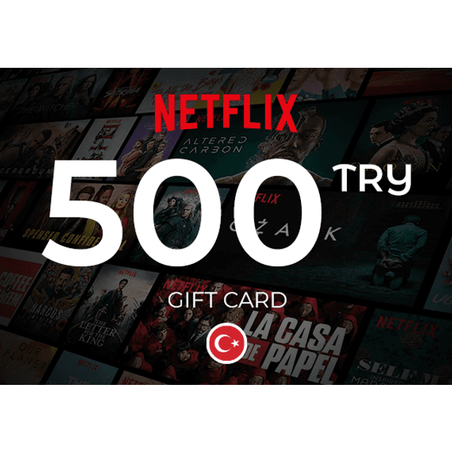 Netflix Gift Card 500 TRY Key Turkey