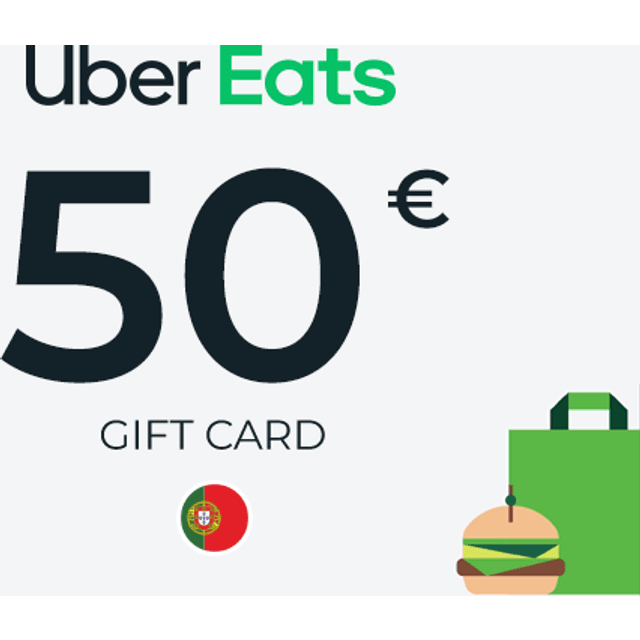Uber Eats Gift Card 50 EUR