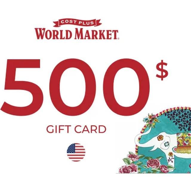 Cost Plus World Market Gift Card 500 USD
