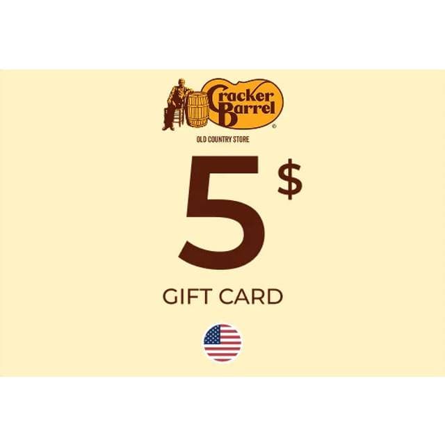 Cracker Barrel Gift Card 5 USD