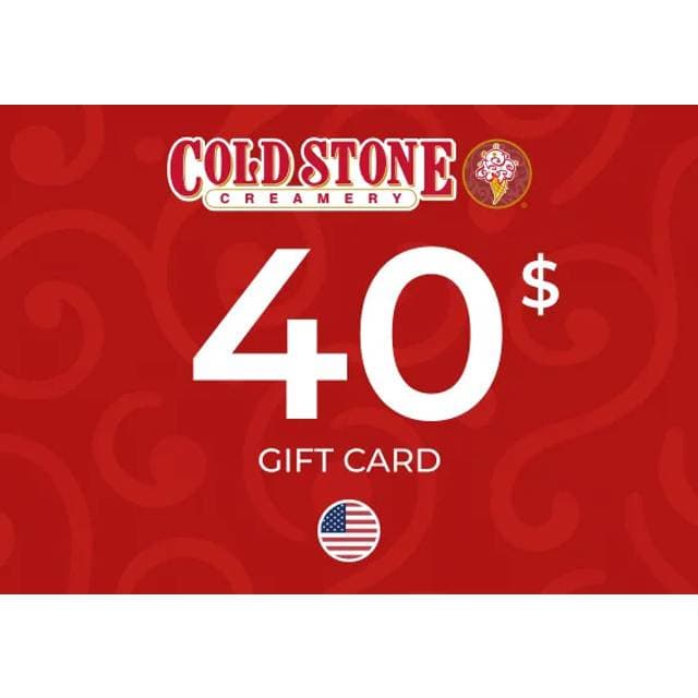 Cold Stone Creamery Gift Card 40 USD