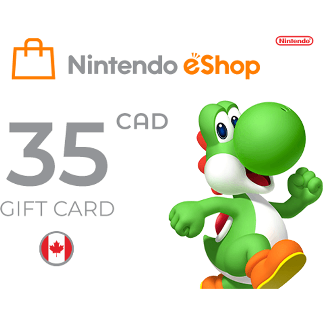 Nintendo eShop Card 35 CAD Key