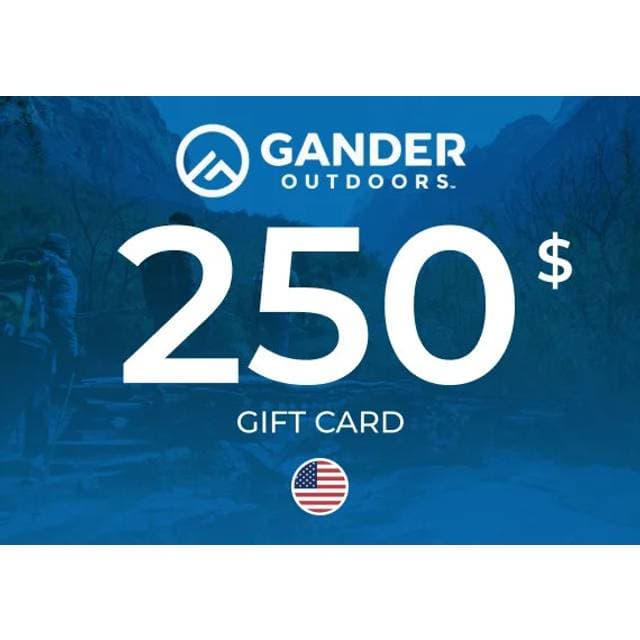 Gander Outdoors Gift Card 250 USD