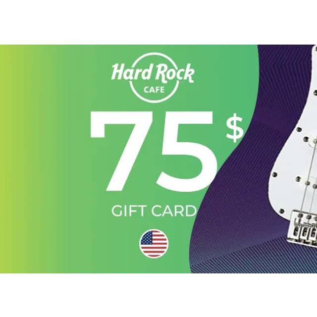 Hard Rock Cafe Gift Card 75 USD
