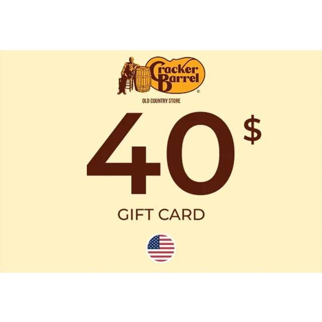 Cracker Barrel Gift Card 40 USD