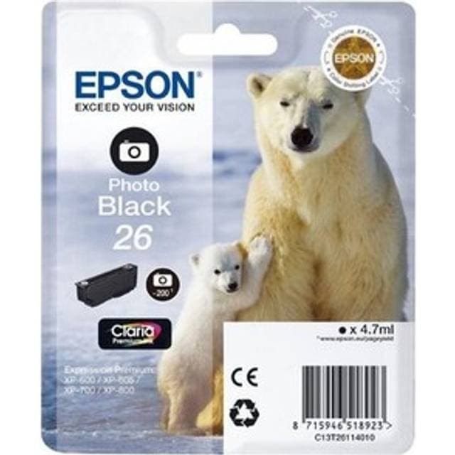 Epson 26 (T2611) (Photo Black)