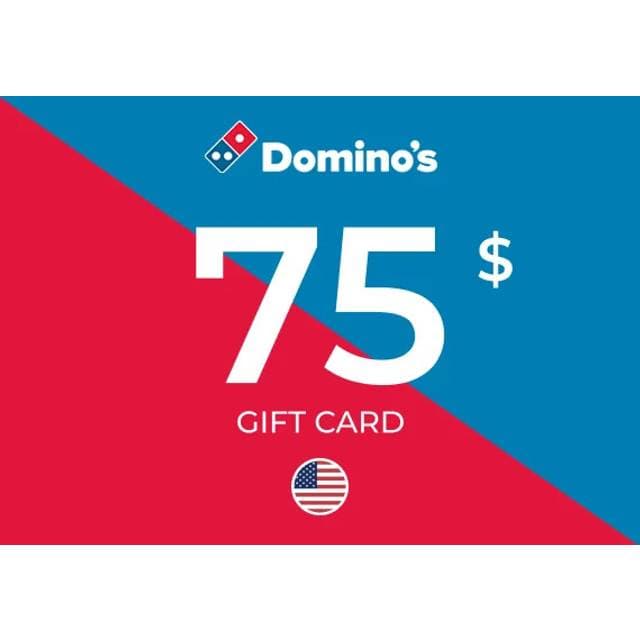 Dominos Gift Card 75 USD