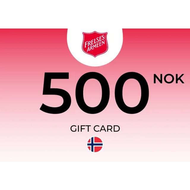 Frelsesarmeen Gift Card 500 NOK