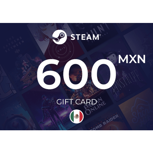 Steam Wallet Gift Card 600 MXN