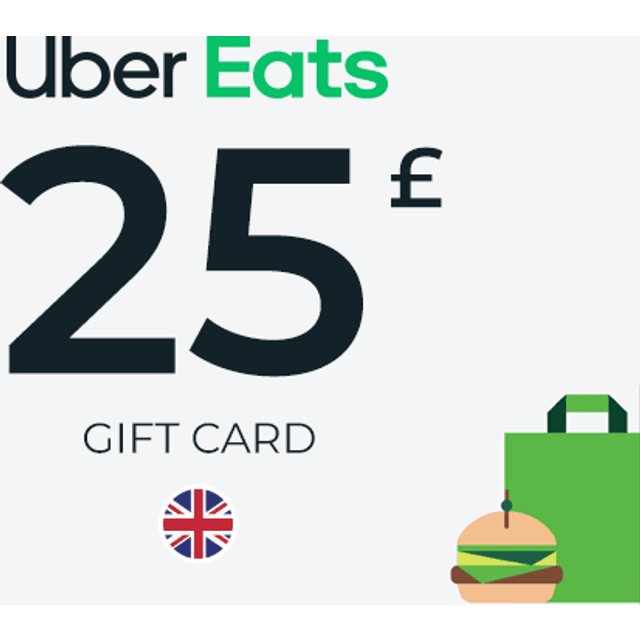 Uber Eats Gift Card 25 GBP