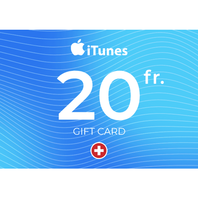 iTunes Gift Card 20 CHF