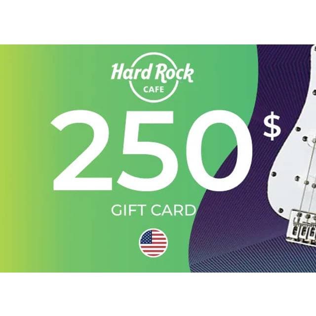 Hard Rock Cafe Gift Card 250 USD