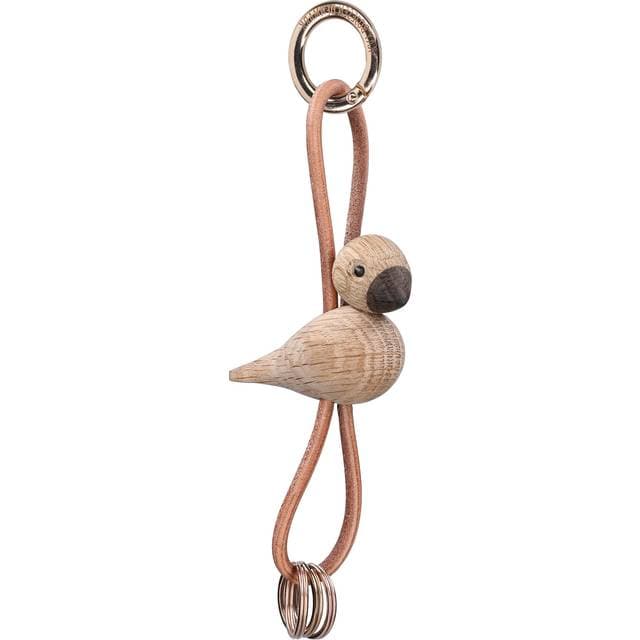 Kay Bojesen Nøglering Fugl 6 cm Guld Brun