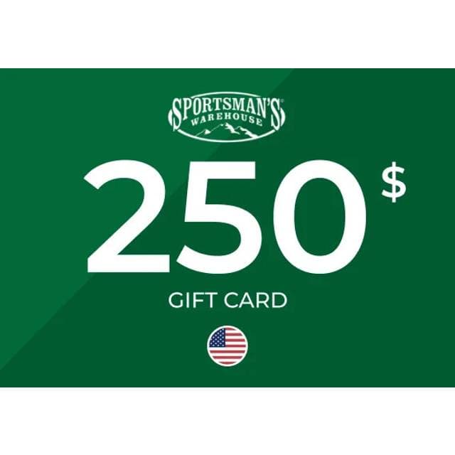 Sportsman's Warehouse Gift Card 250 USD