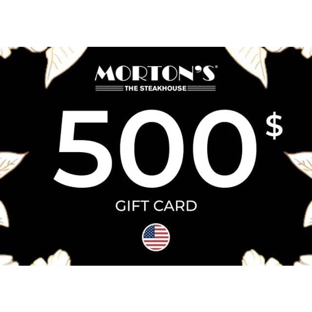 Morton's The Steakhouse Gift Card 500 USD