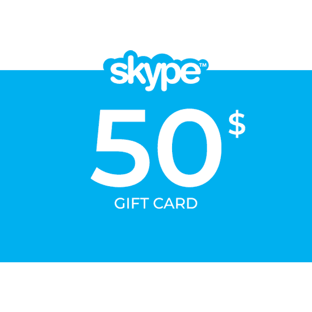 Skype Gift Card 50 USD