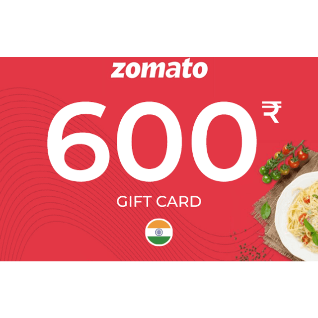 Zomato Gift Card 600 INR