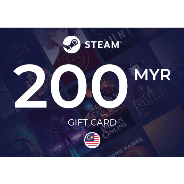 Steam Wallet Gift Card 200 MYR