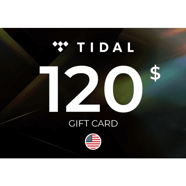 Tidal Gift Card 120 USD