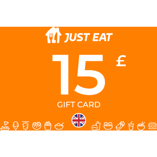 Just Eat Gift Card 15 GBP