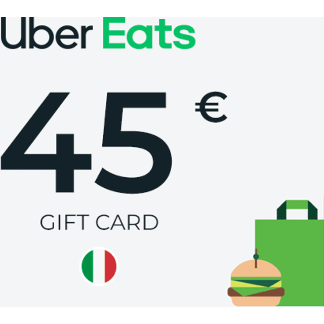 Uber Eats Gift Card 45 EUR