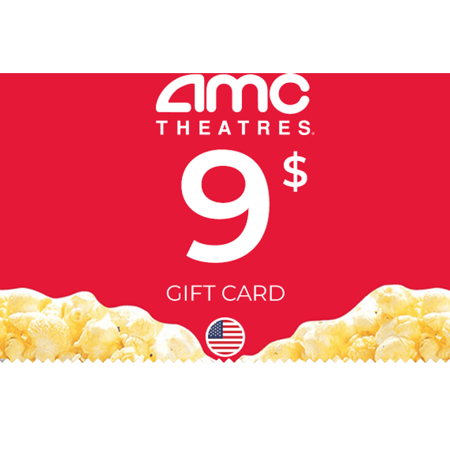 AMC Theatres Gift Card 9 USD