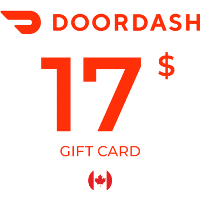 DoorDash Gift Card 17 CAD Key