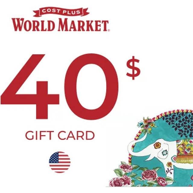 Cost Plus World Market Gift Card 40 USD