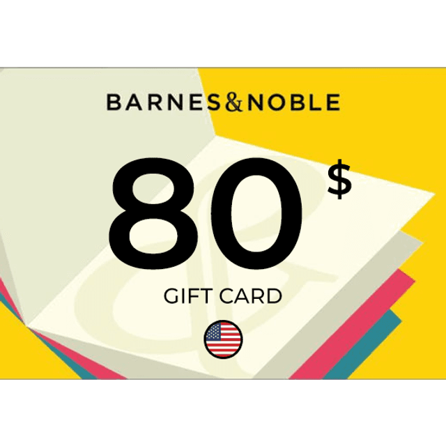 Barnes and Noble Gift Card 80 USD