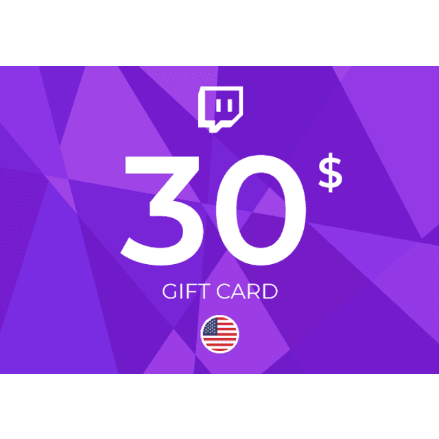 Twitch Gift Card 30 USD