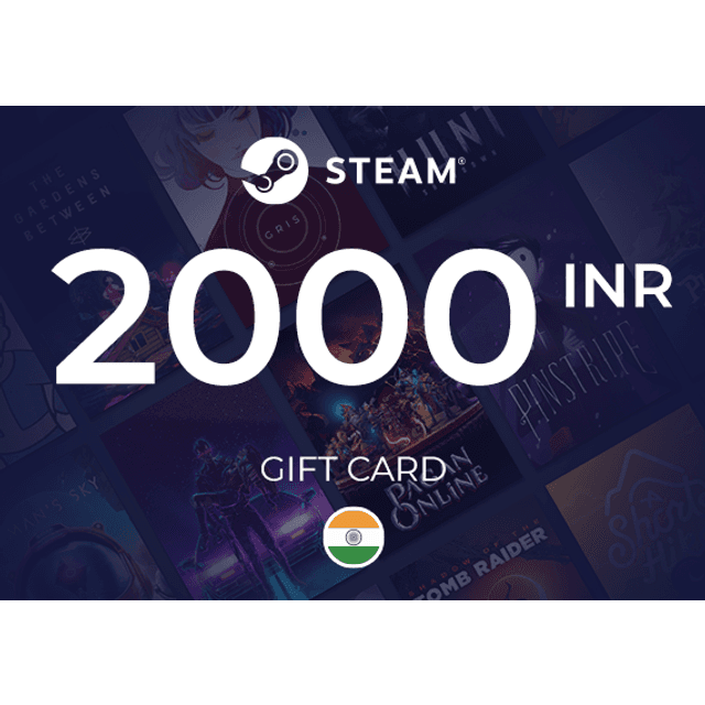Steam Wallet Gift Card 2000 INR