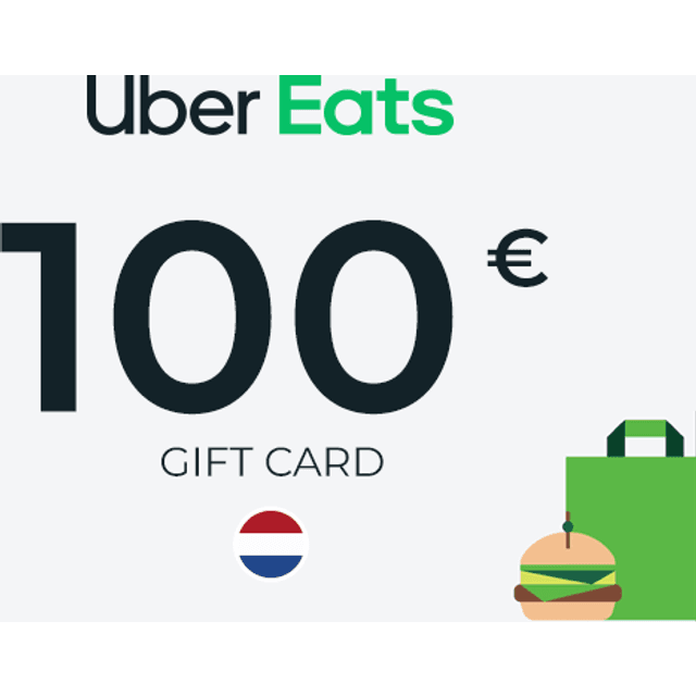 Uber Eats Gift Card 100 EUR