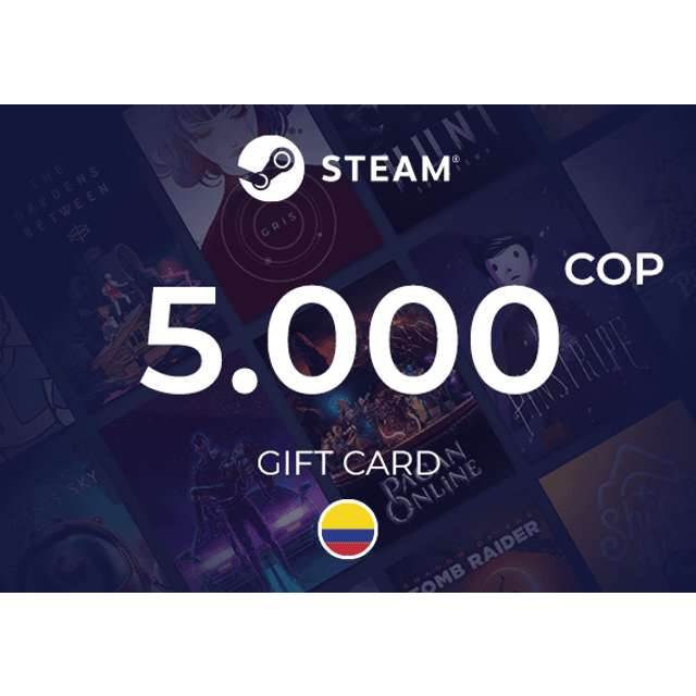 Steam Wallet Gift Card 5000 COP