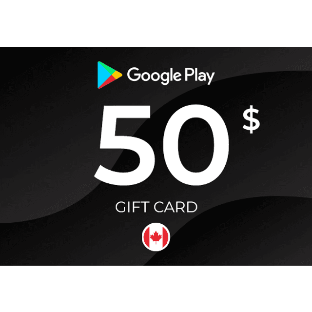 Google Play Gift Card 50 CAD