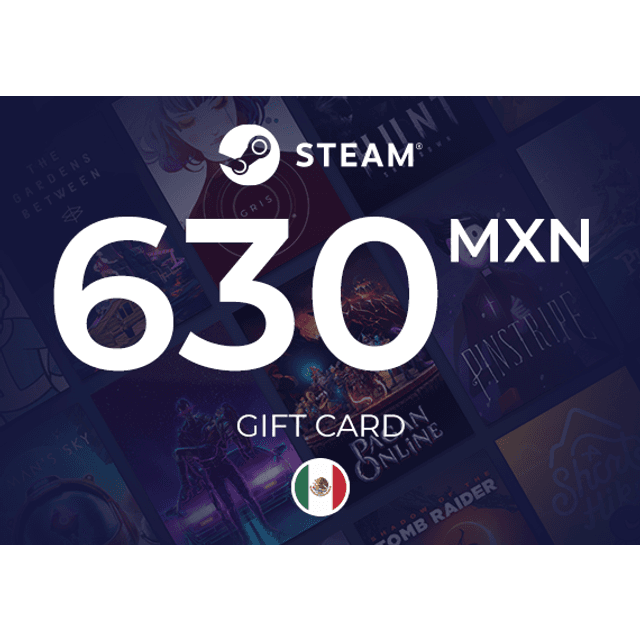 Steam Wallet Gift Card 630 MXN