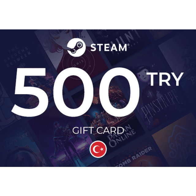 Steam Wallet Gift Card 500 TRY Turkey