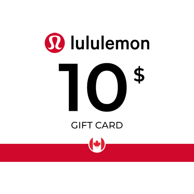 Lululemon Gift Card 10 CAD