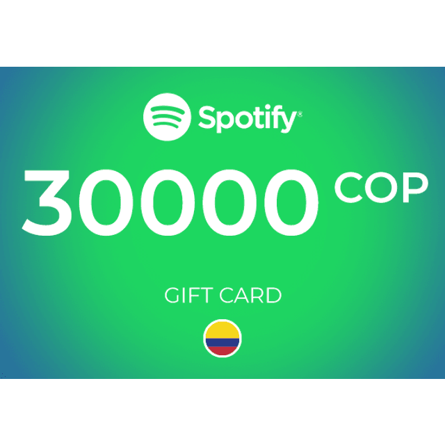 Spotify Gift Card 30000 COP Key