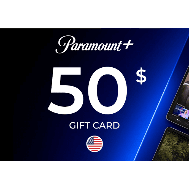 Paramount Plus Gift Card 50 USD