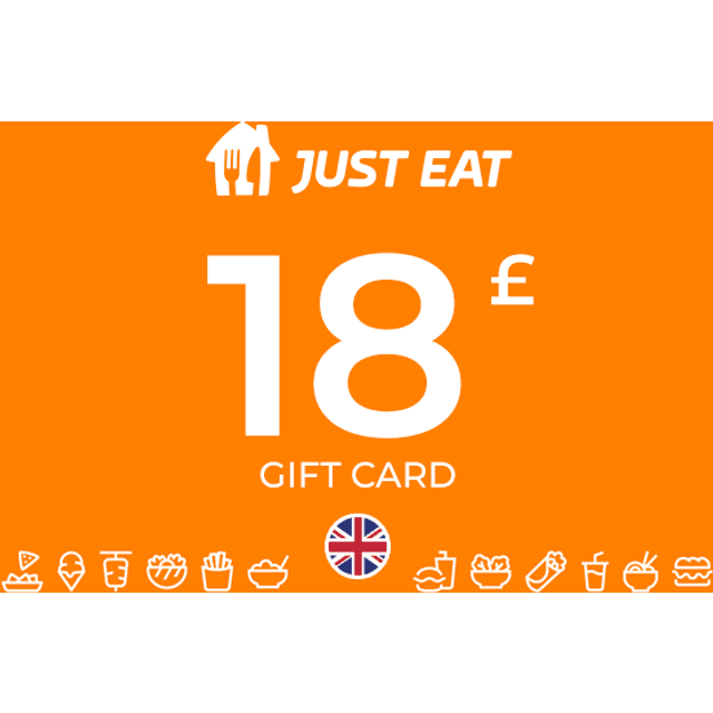 Just Eat Gift Card 18 GBP