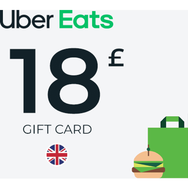Uber Eats Gift Card 18 GBP
