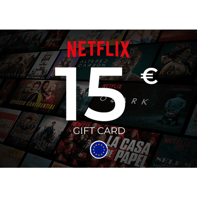 Netflix Gift Card 15 EUR
