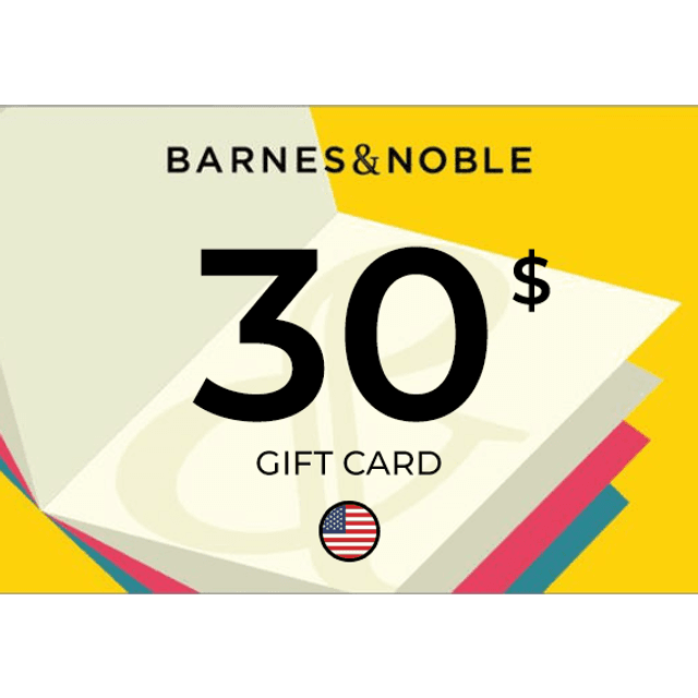 Barnes and Noble Gift Card 30 USD