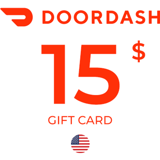DoorDash Gift Card 15 USD