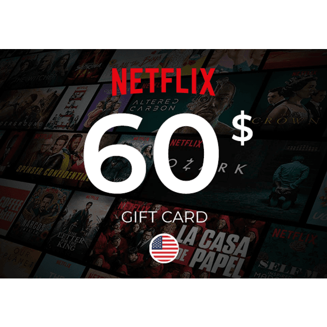 Netflix Gift Card 60 USD