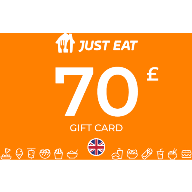 Just Eat Gift Card 70 GBP