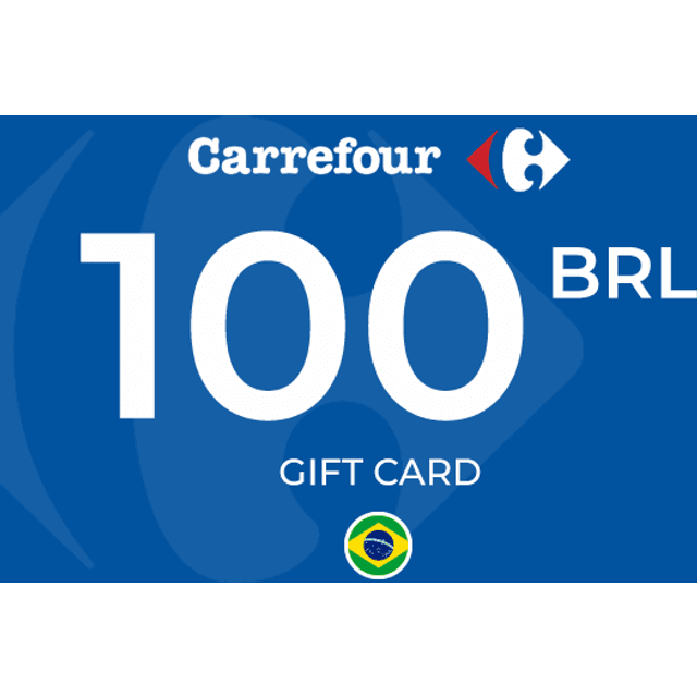 Carrefour Gift Card 100 BRL Key Brazil