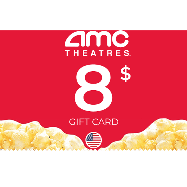 AMC Theatres Gift Card 8 USD