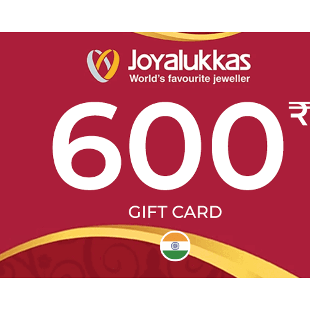 Joyalukkas Pure Gold Gift Card 600 INR
